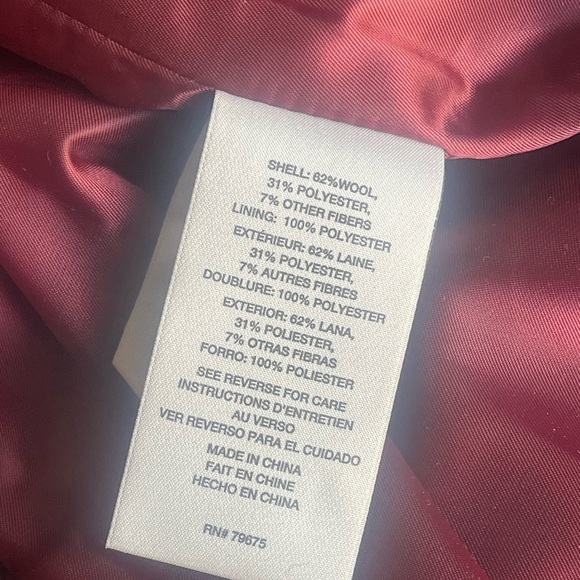 ANNE KLEIN Wool Blend wrap
Belted Notch Collar Coat size 12 - Picture 13 of 16